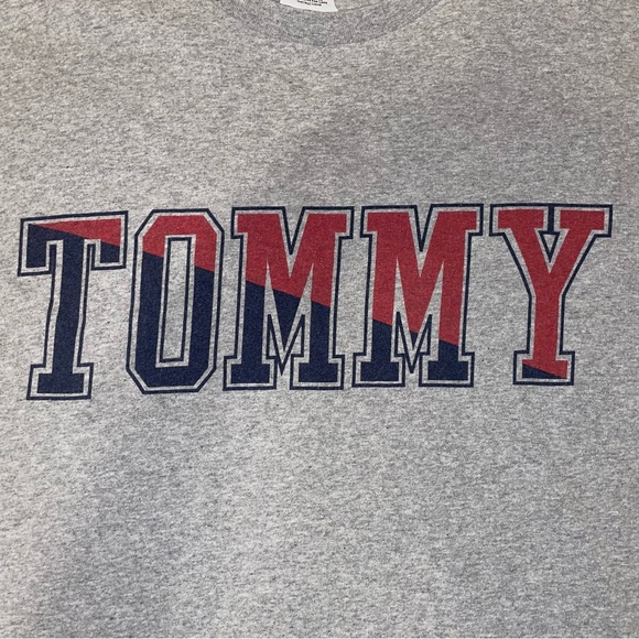 Vintage Tommy Hilfiger Double-Sided Grey T-Shirt - Size Large - Picture 2 of 10